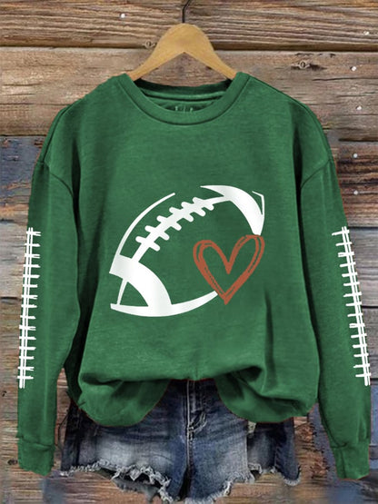 🔥Buy 2 Get 5% Off🔥Women's Football Lover Casual Sweatshirt