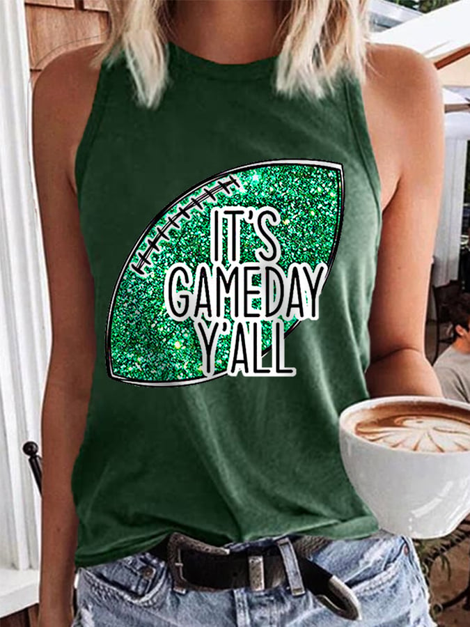 Women's Football Fans Gameday Casual Vest