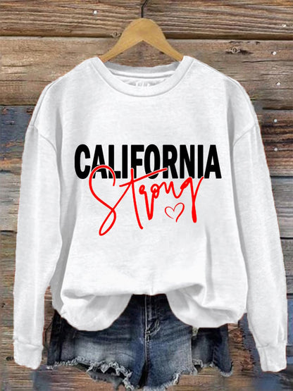 Women's California Strong Los Angeles Strong Wildfire 2025 Sweatshirt