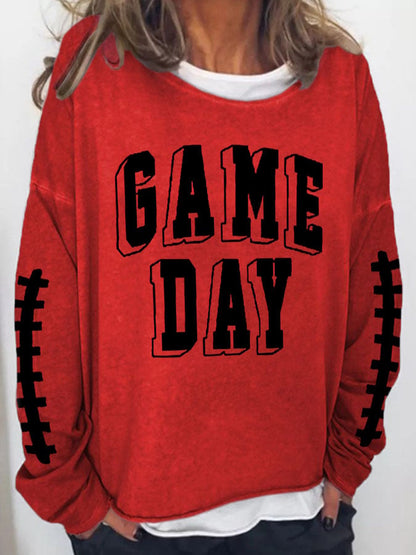 🔥Buy 2 Get 5% Off🔥Women's Football Print Sweatshirt