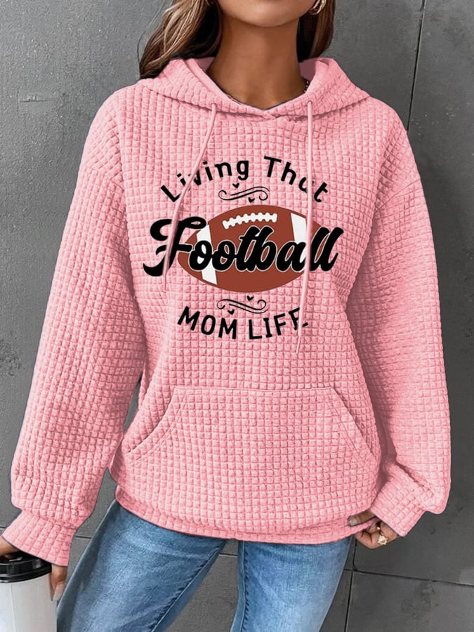 🔥Buy 2 Get 5% Off🔥Women's Football Print Casual Hoodie