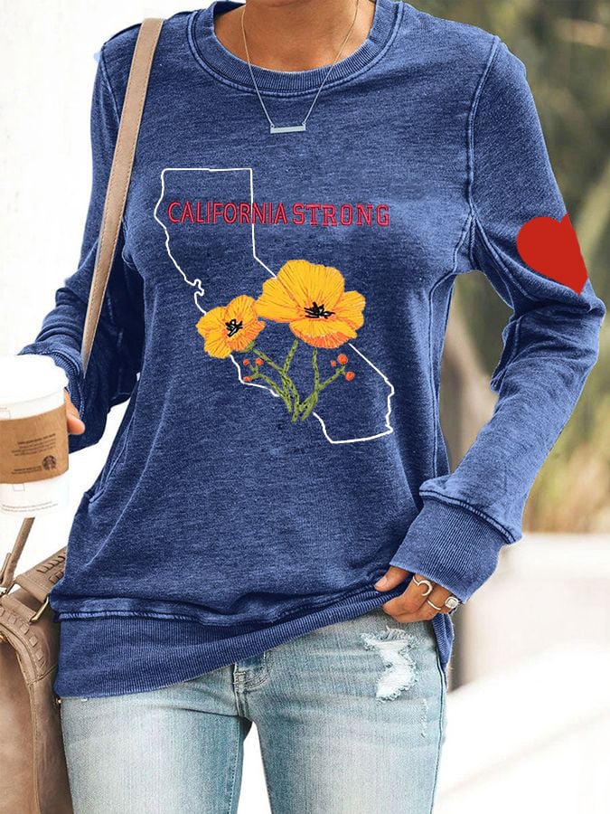 Women's California Strong Bear Sweatshirt