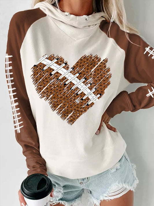 🔥Buy 2 Get 5% Off🔥Women's Football Fans Lovers Gameday Casual Hoodie