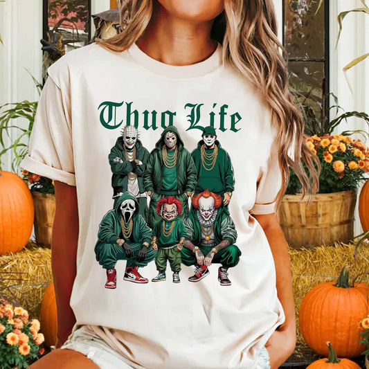 Thug Life Horror Green - Sweatshirt. Tshirt. Hoodie