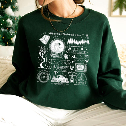 Swiftie Chrismas Symbols & Lyrics, Swiftie Sweatshirt