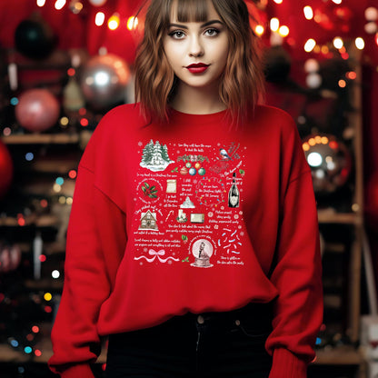 Swiftie Vintage Swiftie Christmas Shirt, Christmas Song Lyrics Shirt