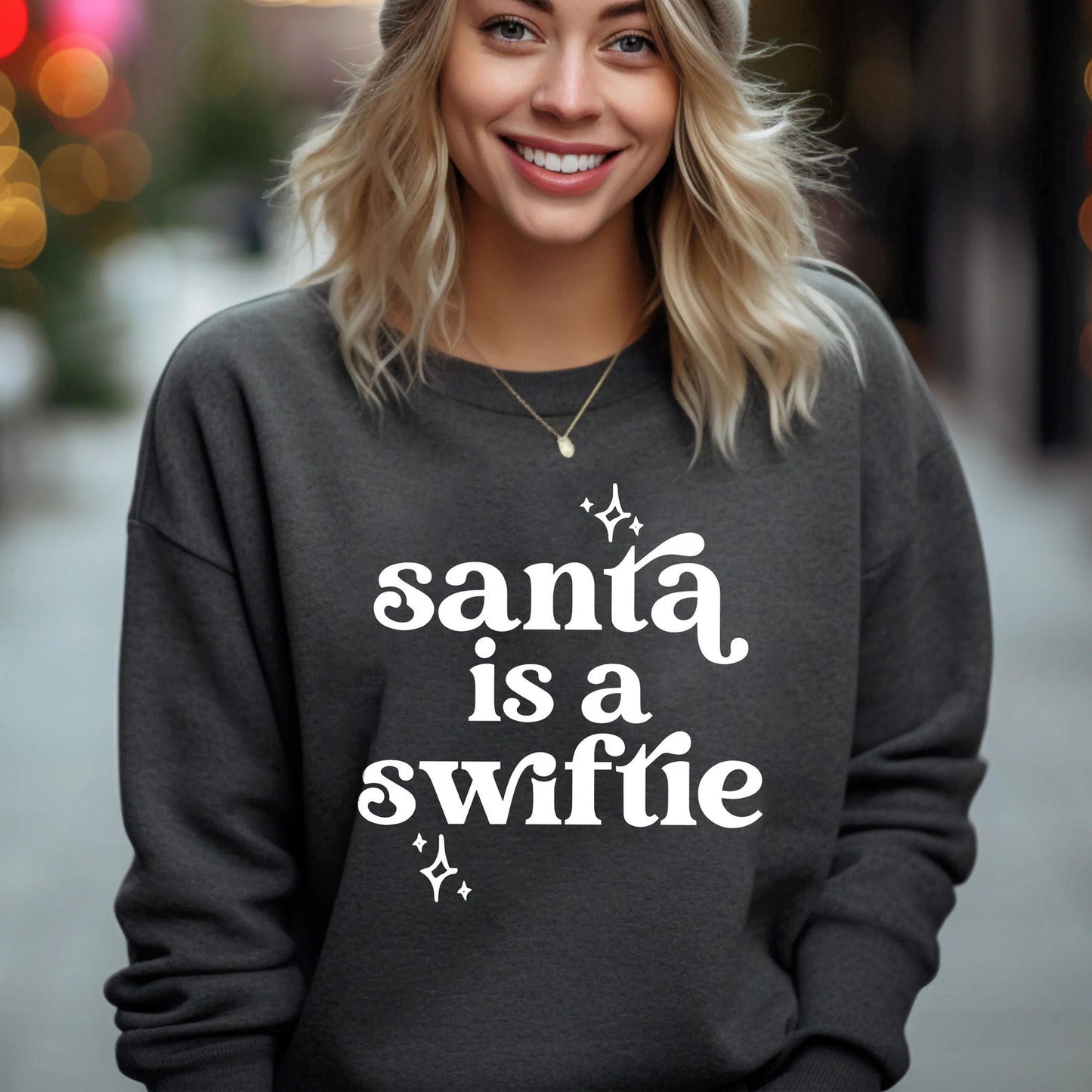 Swiftie Santa Is A Swiftie Christmas Sweatshirt