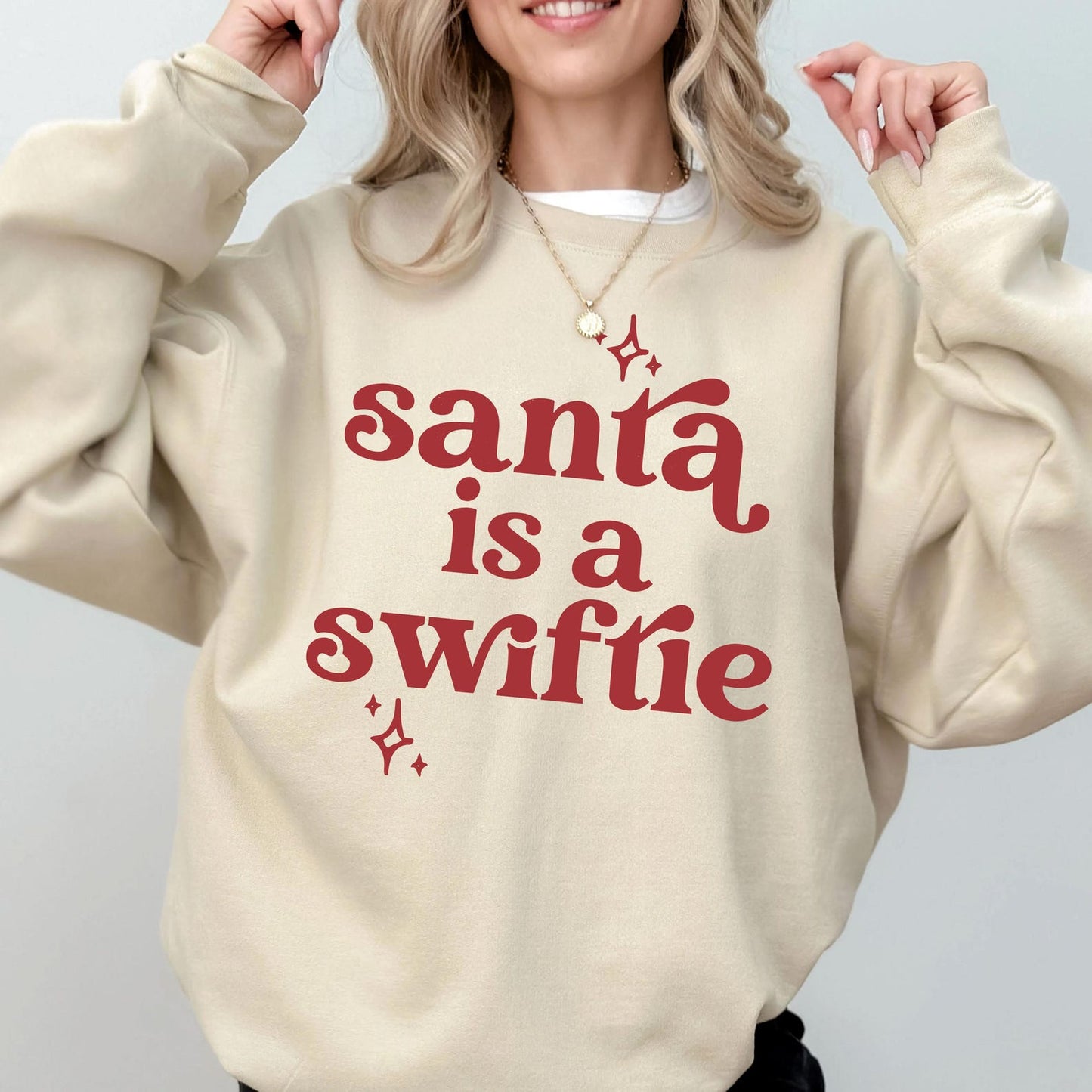 Swiftie Santa Is A Swiftie Christmas Sweatshirt