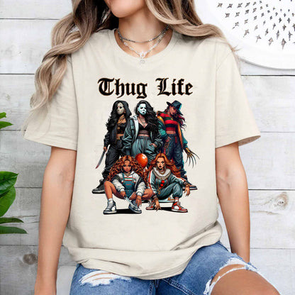 Thug Life Horror For The Ladies - Sweatshirt. Tshirt. Hoodie