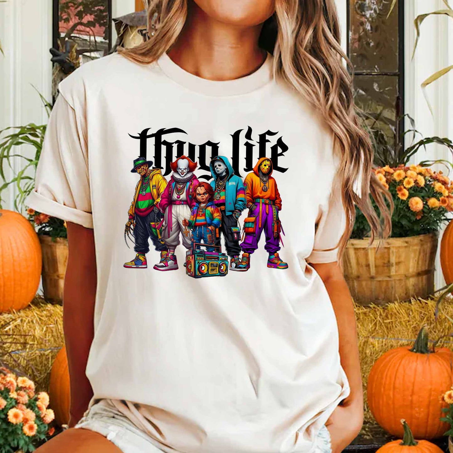 Thug Life Horror Ver 10 - Sweatshirt. Tshirt. Hoodie